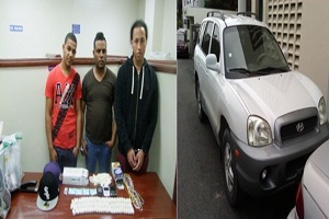 DNCD ARRESTA TRES...