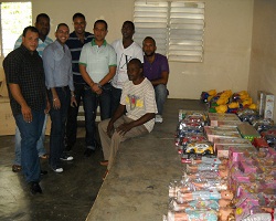 Equipo de dirigentes que participó en la organización del evento.