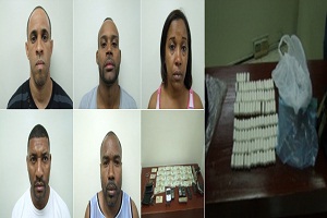 DNCD DETIENE 5 RECLUTABAN