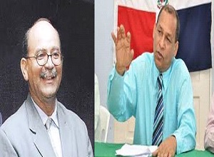 Héctor Sánchez y Ramón Almanzar, dirigentes de izquierda.