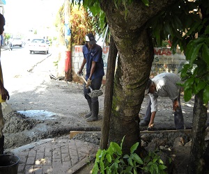 Obreros reinician trabajos   la mañana de hoy miércoles