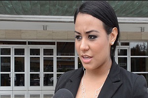 Jazmín Izquierdo una de las querellantes 