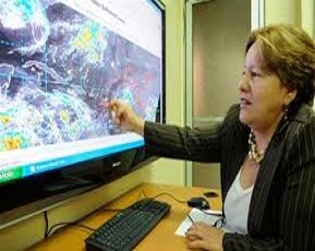 Gloria Ceballos, directora de Meteorología.