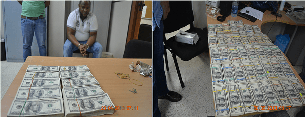 DNCD DETIENE CON 369 MIL DOLARES