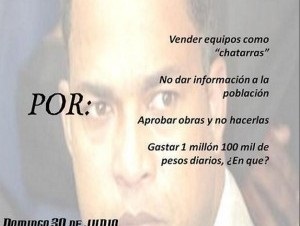 Imagen distribuida en la red social.