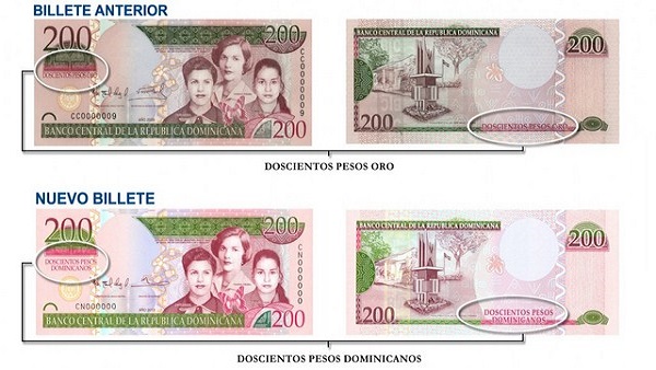 En vez de denominarse pesos oro será pesos dominicanos.