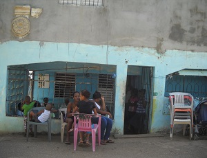 Casa donde vivía el menor