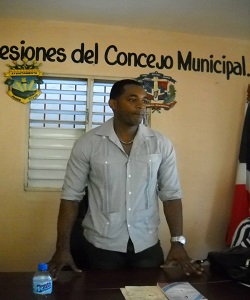En foto de archivo Roberto Vasquez (Jipi), presidente del Concejo Municipal