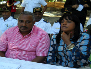 La vicealcaldesa junto al alcalde en una actividad del ayuntamiento.