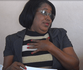 La licenciada Digna Garcia Linares