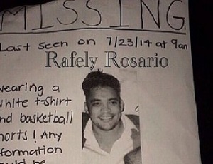 Foto subida a la red de Twitter por su hermana.