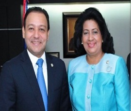 Abel Martinez y Cristina Lizardo