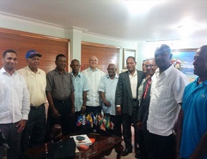  Una comisión encabezada por Mamble visita la Oficina del expresidente Hipólito Mejía(Foto: publicada en Instagram por Hipólito Mejía.