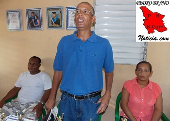 Francis Mendoza al momento de hacer la denunicia