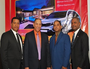 Ramón Rodríguez, Rafael Jáquez, Aurelio Henríquez y Samuel Luna