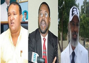 JUAN HUBIERE, ANTONIO MARTE Y BLAS PERALTA