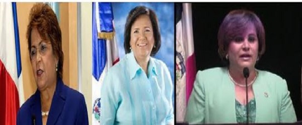 ALEJANDRINA GERMAN, YOMAIRA MEDINA Y MIRIAN CABRAL