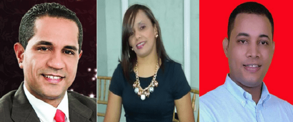 David Rivera, Indhira Guzmán y Oneulin Cáceres, los tres dirigentes reformistas juramentados 