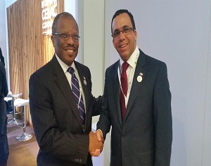 Andres Navarro y Pierre Duly Brutus (HAITI)