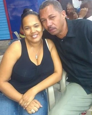 Braudilio Almonte Junto a su esposa y vicerversa,