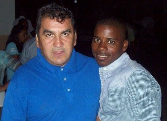 Jordan Rodríguez Correa (derecha), junto al también evangelista Jose Luis Pitriqueo 