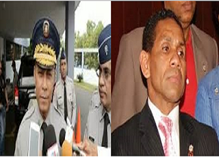 El general Bello Arias y Alfonso Crisóstomo