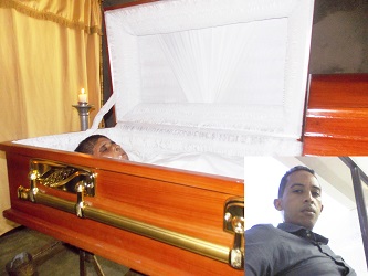 En el recuadro, Willie Ogando, uno de sus hijos