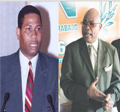 Trajano Santana y Cesar Guillén