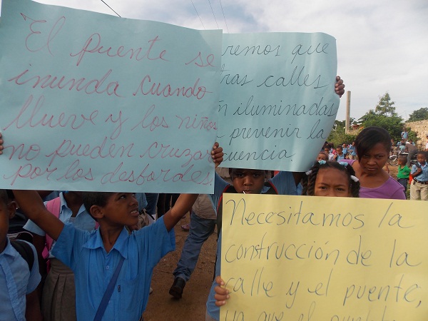 protesta en eduardo brito II