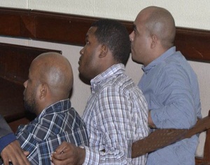 Alejandro Isidoro de los Santos Serrano, Yoel Soriano Fabián y José Rafael Pérez Alejo