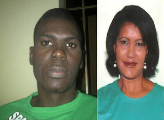 Kevin, el joven que permanece interno. A su lado su madre Leida Isabel