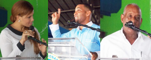 Kimberly Taveras Duarte, Vladimir Belliard Espinal y Ramón Rosario Suárez (Mamble)