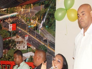 En el margen derecho, Jordan, durante su participación en la más reciente actividad del PRSC el pasado 19 de este mes.