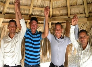 Silvestre Suriel, Francisco Lima y Felipe Rosario