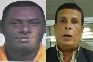 A la izquierda Avelino Castro y el periodista asesinado(Der)