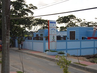 Funeraria municipal donde esta siendo velado el cadáver