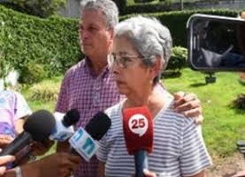 Señora Ligia Cabrera, madre del senador