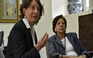 Edda Grullón y  Gladys Leticia Tejeda.