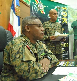 Gemerañ de brigada Vicente Mota Medina, ratificado comandante Primera Brigada, ERD