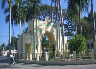 Monumento ubicado en la entrada de Dajabón